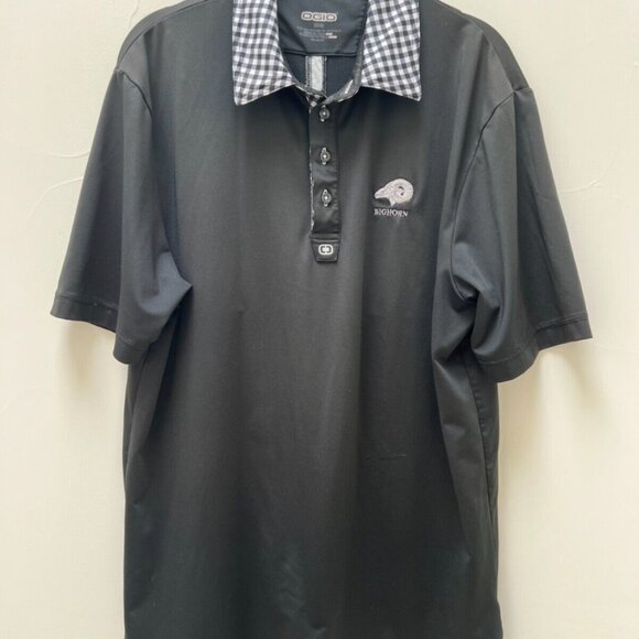 Ogio Men's Polo Shirt - Size Medium - Black - NICE! - Picture 2 of 5